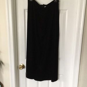 Black Velvet Skirt